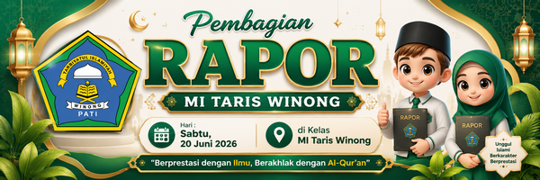 Pembagian RAPOR MI Taris Winong